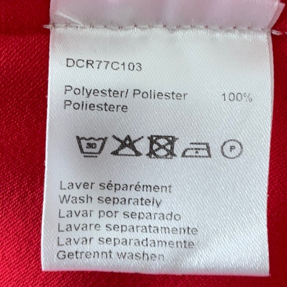 Gerard Darrel France red mini dress size L - Picture 5 of 5